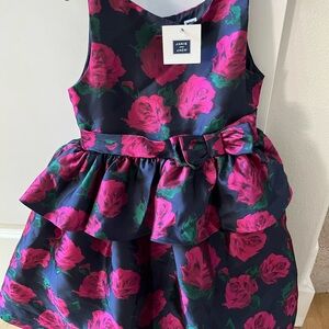 Janie and Jack Black Ruffled Tiered Dress for Wedding Guest
New with tags on